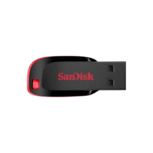 SanDisk 64GB Cruser Blade 2.0 Flash Drive - Black And Red
