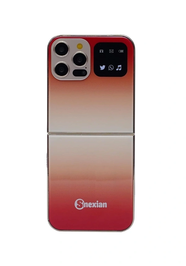Snexian Rock Flip 2.4 inch Display Dual Sim - Gold