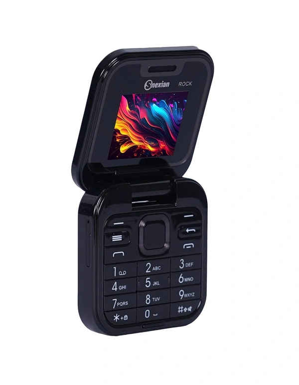 Snexian Rock X Flip 1.8 inch Display Dual Sim - Black