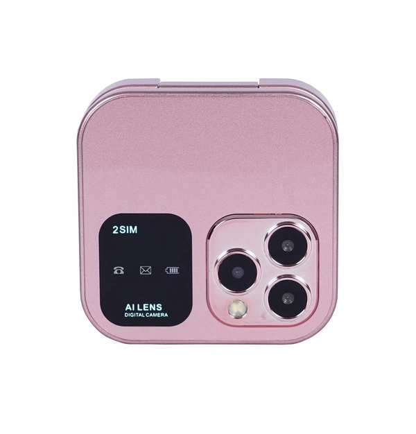 Snexian Rock X Flip 1.8 inch Display Dual Sim - Rose Gold
