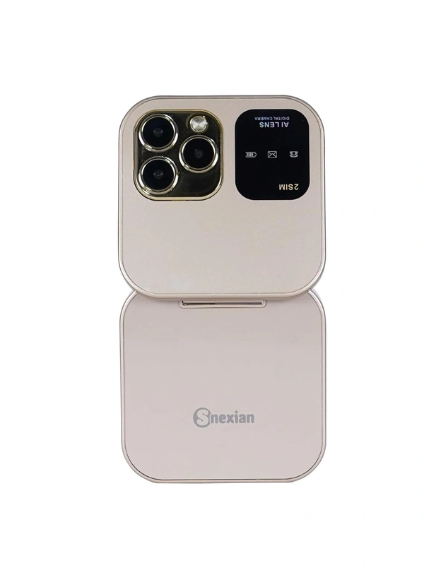 Snexian Rock X Flip 1.8 inch Display Dual Sim - Gold