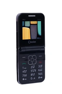 Snexian Rock Flip 2.4 inch Display Dual Sim - Black