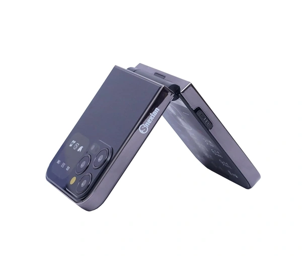 Snexian Rock Flip 2.4 inch Display Dual Sim - Black