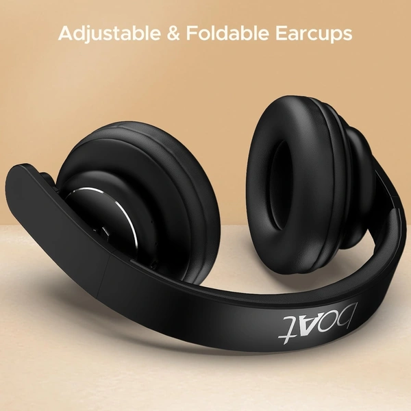  boAt Rockerz 450 Pro Bluetooth On Ear Headphones with Mic  - Black