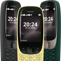Nokia 6310 Dual SIM Keypad Phone with a 2.8” Screen, Wireless FM Radio and Rear Camera with Flash - Yellow