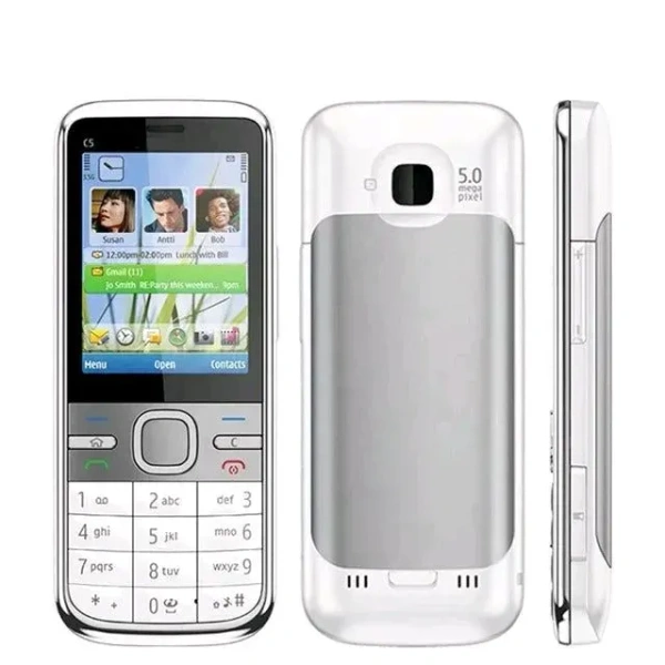 Nokia C5 Just Like New 1 Month Seller Warranty Renewed - Black