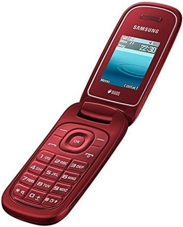 Samsung E1272 Mobile Phone Refurbished Just Like New - Red