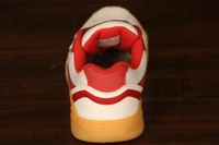 Vector X Ranger Badminton/Court Shoes Plus Non Marking Crepe Rubber Outsole, Lightweight & Comfort Shoe - 8UK, White & Red