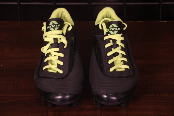 Nivia Airstrike Football Stud with TPU Sole  - 5UK, Black & Green