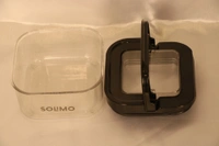 Solimo Airtight Plastic Storage Jar and Container Set-I - Small