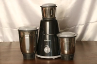 Bajaj GX1 Ninja Series 500W Mixer Grinder With 3 Jars - Free, White