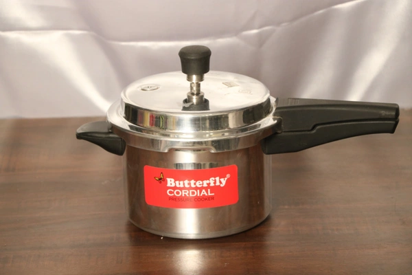 Butterfly Cordial 2, 3 & 5 Litres Pressure Cookers - Free, Silver