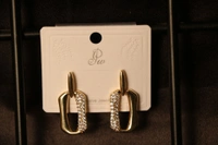 Imitation Jewellery Earrings  - Free Size, Silver & Golden