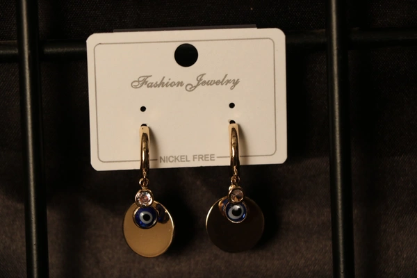 Imitation Jewellery Earrings  - Free Size, Silver & Golden