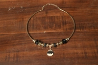 CHOKER - FREE SIZE, GOLDEN