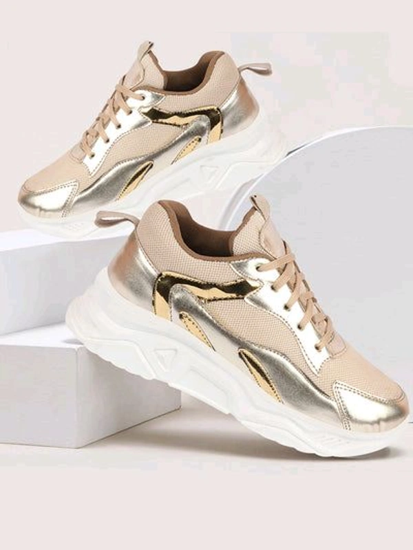 Gold  Out Fit Shoes  - S