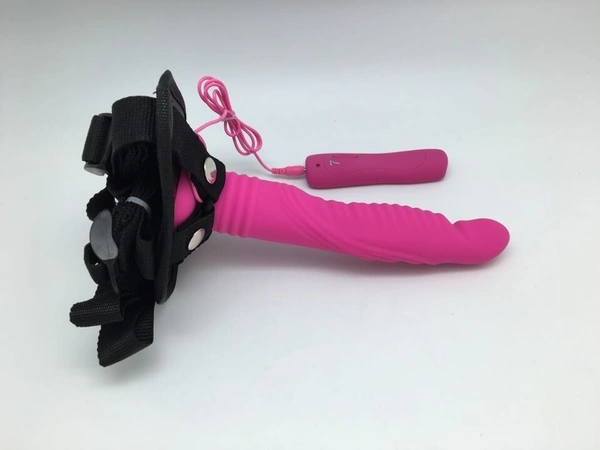 Medical Silicone Adult Toys Massage Vibrator Sex Toy Vibrating Dildo for Woman - 8 inch, Purple