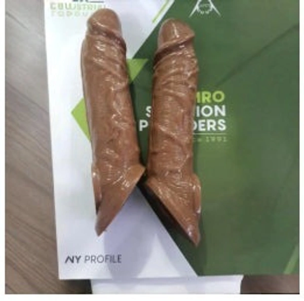 9 Dragon Condom with Silicon 9 inch Reusable Man Condom - 9 inch, chocolate