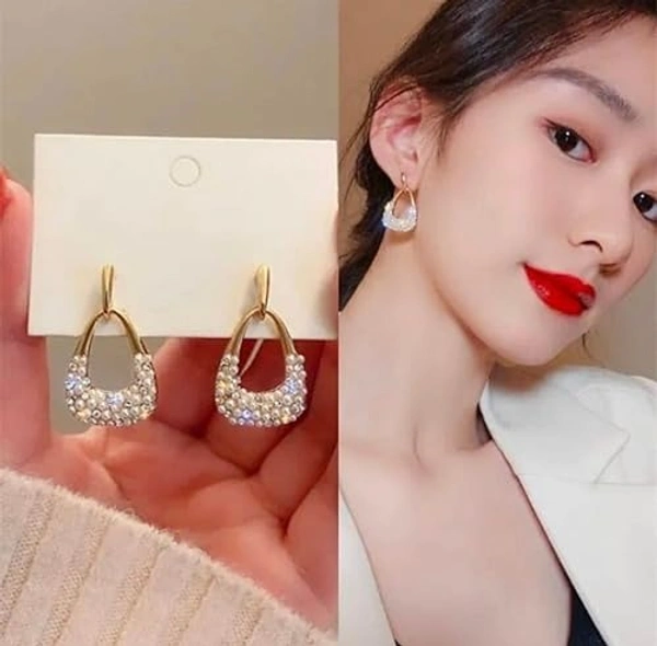 Bell Earrings Party Earrings For Women Dangle Earrings For Women Gold For Women And Girls Less - free size, gold