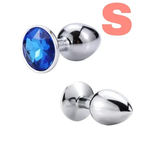ANAL BUTT PLUG S SIZE - SMALL, STAINLESS STEEL