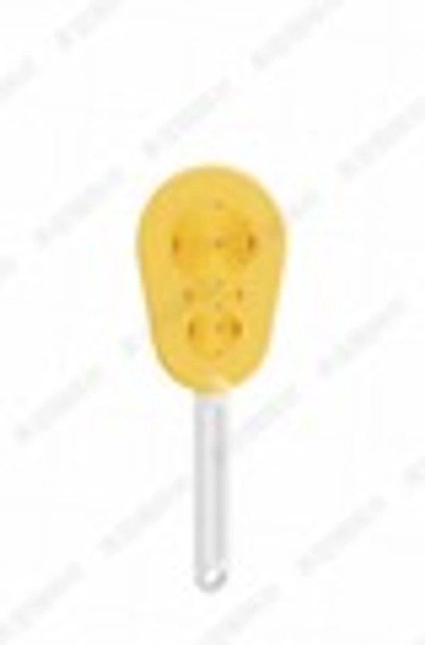 Banana fan massage comb - 19*7, Yellow, 360pcs/ctn, 0.048