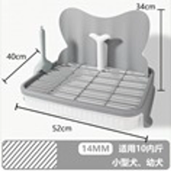 CAT LITTER BOX - 52*40*34, Grey, 0.019