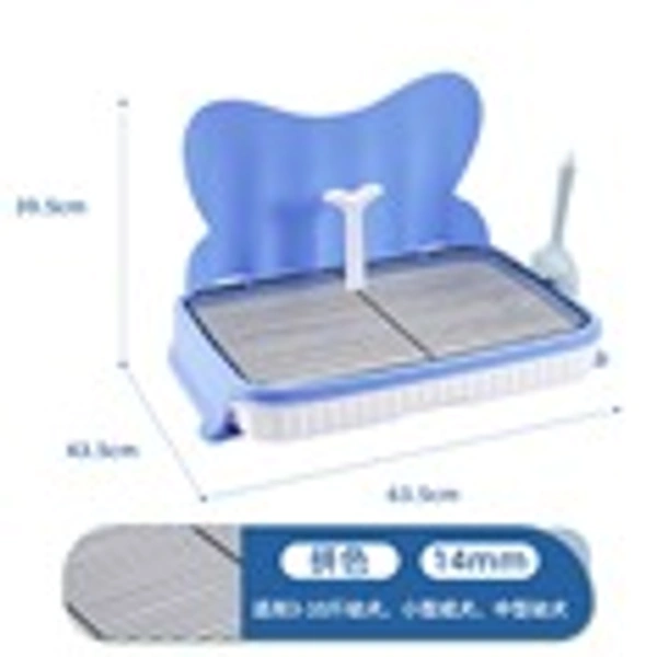 CAT LITTER BOX - 63.5*43.5*39.5, Blue, 0.028