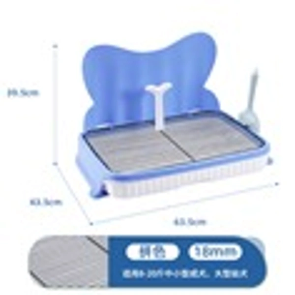 CAT LITTER BOX - 63.5*43.5*39.5, Blue, 0.028