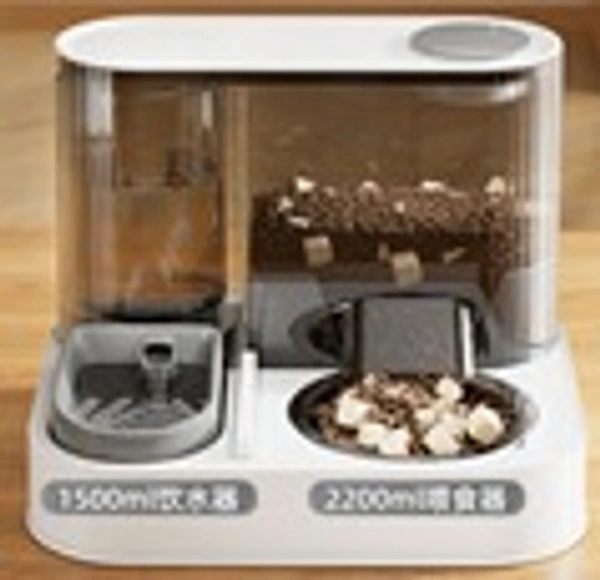 Drinking water feeder - 30*25.5*23, Grey(without steel bowl), 0.018