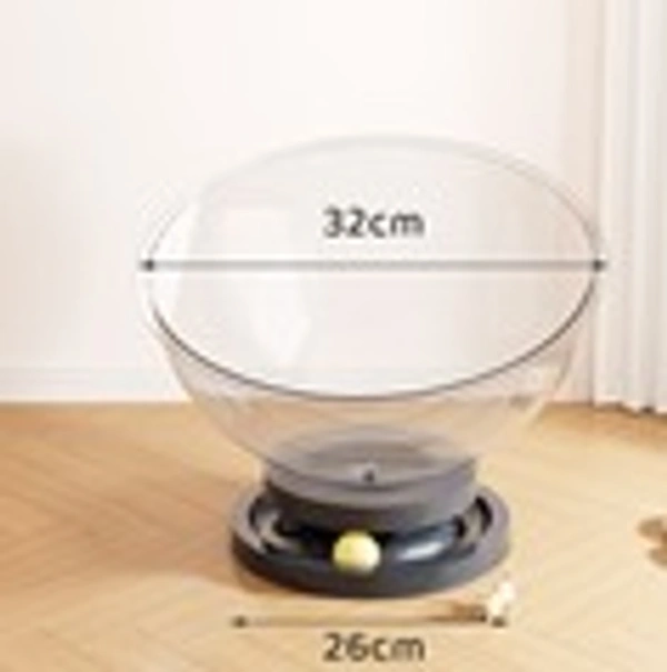 Space capsule Cat den - 32 CM, Grey, 0.019