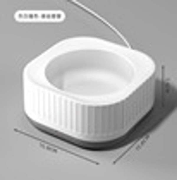 Thermostatic pet bowl - 15.8*15.8*7.5, Grey(with steel bowl), 60 PCS/1 CTN, 0.194