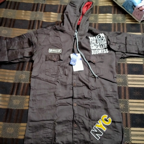 Shirt For Men  - brown, L