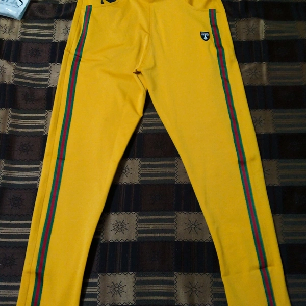 Lower For Men 4 Way Lycra - yellow, L