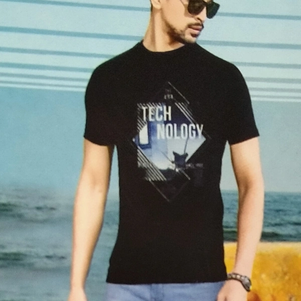 T Shirt For Men  - XL, Z black