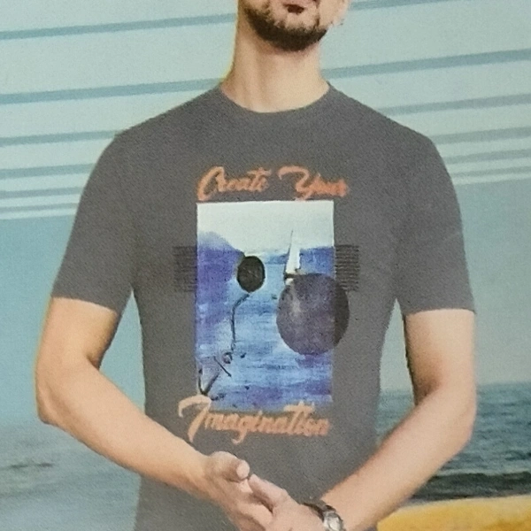 T Shirt For Men  - XL, dark grey
