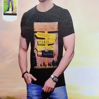 T Shirt For Men  - blue, L