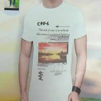 T Shirt For Men  - blue, L