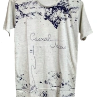T Shirt For Men  - black, L
