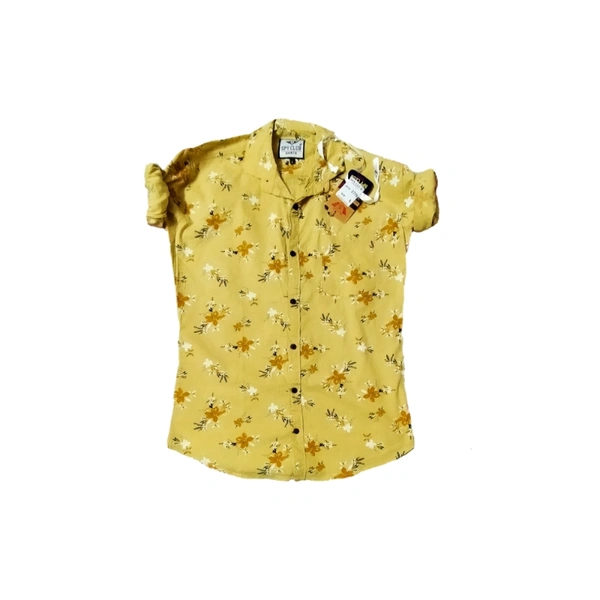 Shirt For Men  - yellow, M