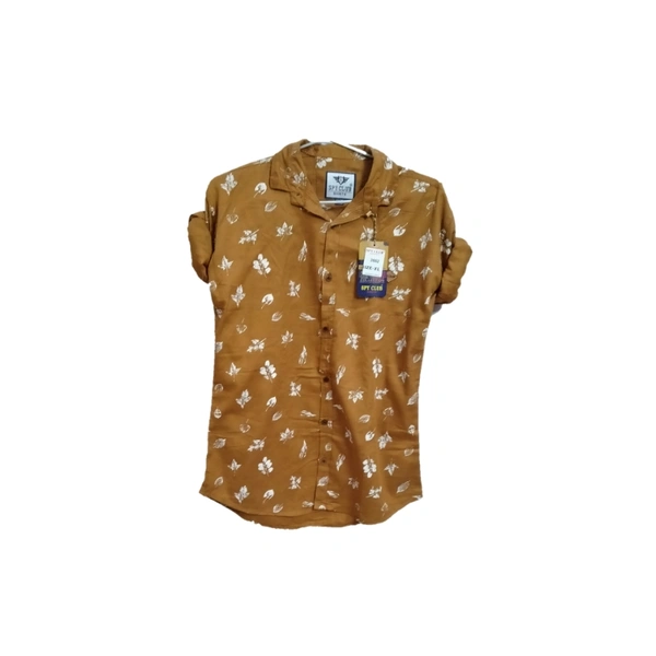 Shirt For Men  - golden, XL