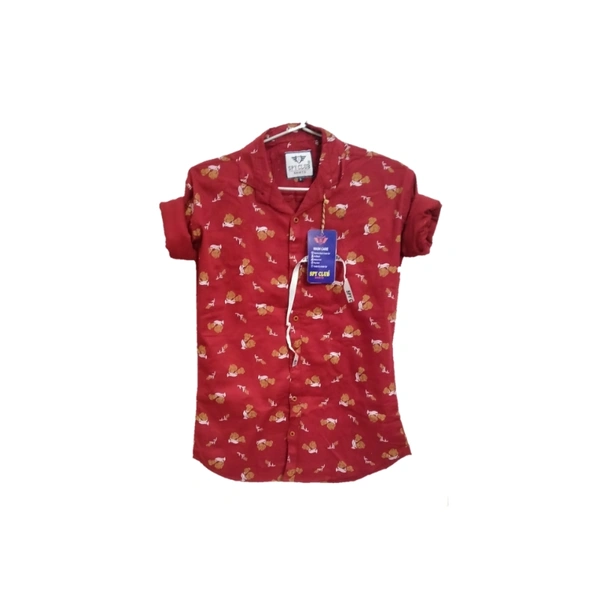 Shirt For Men  - red, M