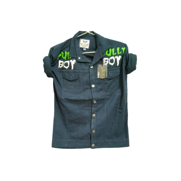 Shirt For Men  - Dark blue, M