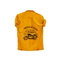 Shirt For Men  - Yellow, M