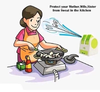 Free Delivery  Mini Ice Freeze Air Cooler  - Free Size