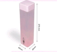 Free Delivery  Frosty Plastic Food Grade Fridge Square Watter Bottle Pack Of 6  - Free Size