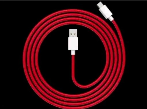 Free Delivery  Type C Fast Charging Cable  - Free Size, Red