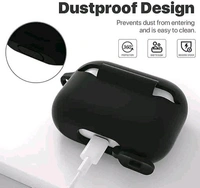 Free Delivery  Airpod Pro With Case TWS Bluetooth Earphone 3 Hour Battery Backup  - Black, Free Size