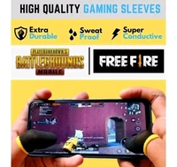 Free Delivery  Gaming Headphone With Free Finger Sleeves  - Free Size, Black