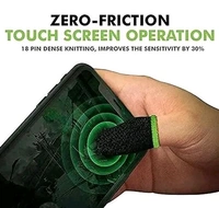 Free Delivery  Gaming Headphone With Free Finger Sleeves  - Free Size, Black