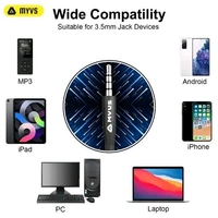 Myvs Free Delivery  Myvs Earphone With Mic & Calling Function Compatibility  - Free Size, Black